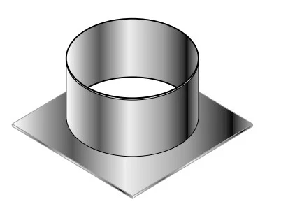 Roccheggiani SPG 316L inox loodslab 20-35° 80 mm 31.462.60.80
