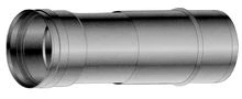 Roccheggiani 31.462.80.80 Roccheggiani SPG 316L inox enkelwandig buis verstelbaar (lengte 300-450 mm) 80 mm (Viton dichting)