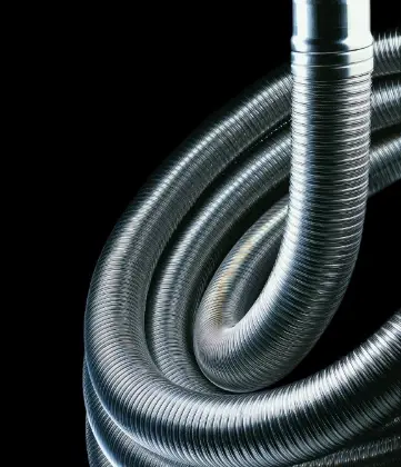 Roccheggiani 31.475.00.80 Roccheggiani Isoflex TDX 316L inox dubbelwandige flexibel 80 mm (rollengte 40m) - niet voor condensatie - prijs per meter