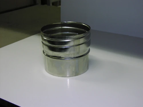 Roccheggiani Isoflex TDX 316L koppelstuk vast - flex 100 x 100 mm (onderaan) 31.476.21.00