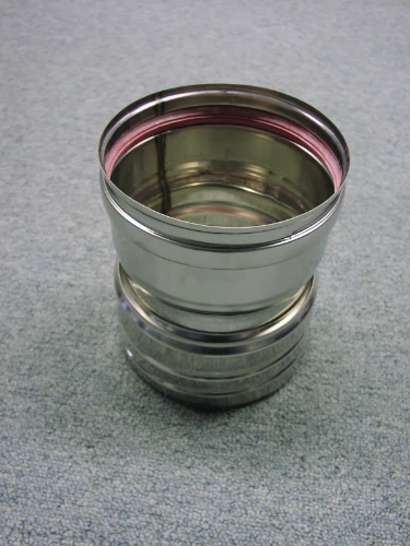 Roccheggiani Isoflex TDX 316L koppelstuk flex-vast 80 x 80 mm (bovenaan) 31.477.10.80
