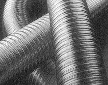 Roccheggiani 31.610.08.00 Roccheggiani Isoflex SP 316L inox enkelwandige flexibel 80 mm (rollengte 60m) - prijs per meter