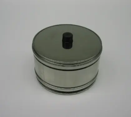 Roccheggiani 31.660.91.30 Roccheggiani DP25 inox dubbelwandig stop met aflaat 130 mm (130/180)