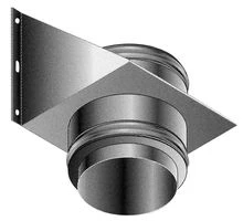 Roccheggiani 31.661.22.00 Roccheggiani DP25 inox dubbelwandig muursteun 200 mm (200/250)