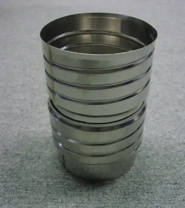 Roccheggiani 31.680.21.50 Roccheggiani Isoflex TDX 316L koppelstuk flex-flex 150 x 150 mm