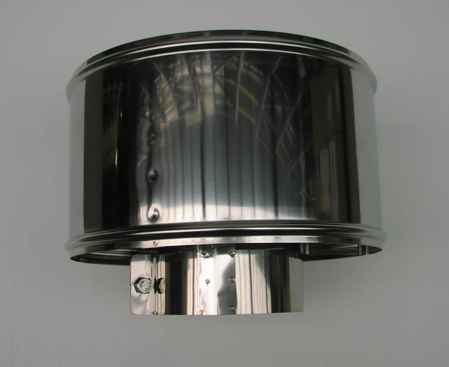 Roccheggiani Rookgasafvoerkap Roccheggiani SPG/SP2 enkelwandig 250 inox 400 31.172.12.50