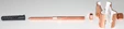 Rofix 40000764 Rofix SDI dubbele buisbeugel koper met montagebout 120 mm geisoleerd 28 mm (3/4)