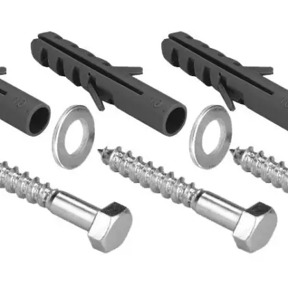 Rofix Bevestigingsset 4 stuks bout m8x60 rondel en plug 10mm 40000105