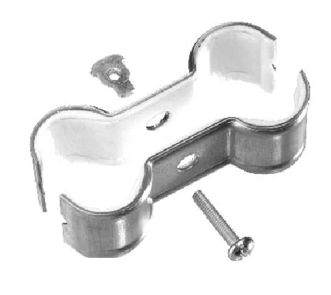 Rofix Dubbel beugels rofix 5/4 geisoleerd d40-43mm hartafstand 52mm 40000155