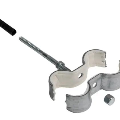 Rofix Dubbele beugel iso 15mm met montagebout L=100mm rofix 40000751