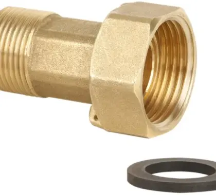 Rossweiner 6110.25 Rossweiner messing 2-delige koppeling inclusief dichting MF 4/4 x 5/4 - prijs per stuk