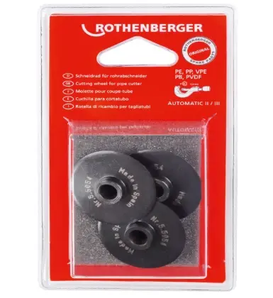 Rothenberger 055054D Rothenberger WSS vervangmes (set 3st) voor buizensnijder - prijs per set