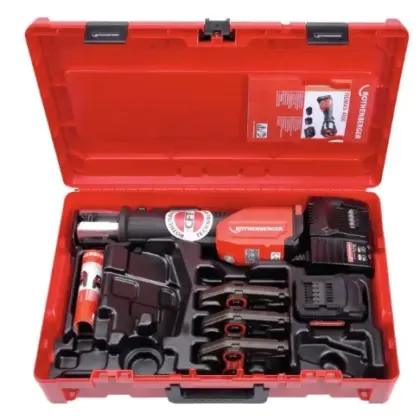 Rothenberger 1000001925 Rothenberger Romax 4000 accu-persmachine met persbekken (TH16-TH20-TH26) - 1x4Ah