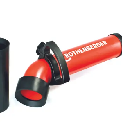 Rothenberger Ropump zuig-druk ontstopper kompleet met universele adaptor rothenberger 072070X