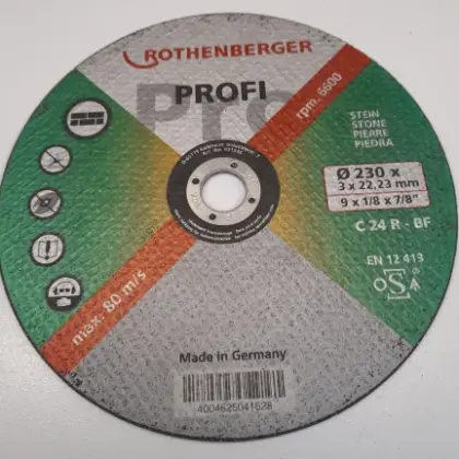 Rothenberger Stone-profi snijschijf plat 230x3x22 rothenberger 71546