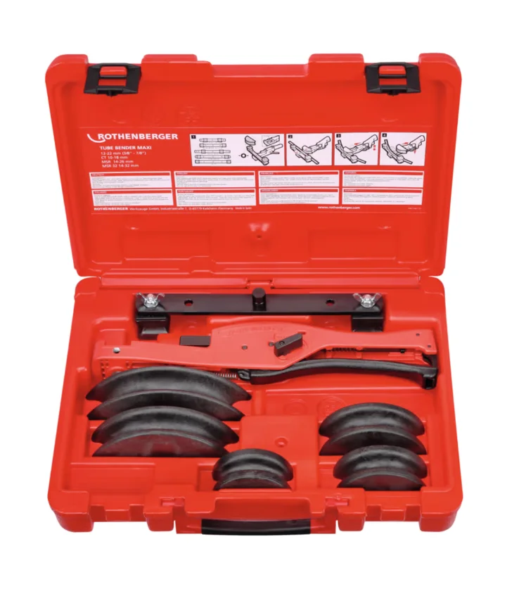 Rothenberger Tube bender Maxi set 12-14-16-18-22mm rothenberger 023021X