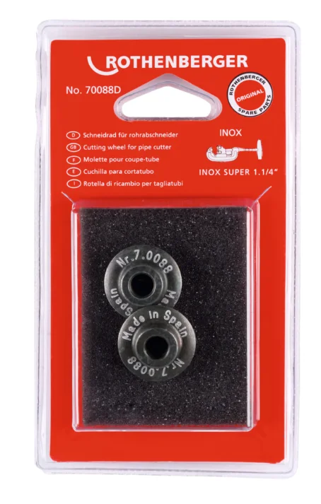Rothenberger SNIJWIEL VOOR SUPER 1.1/4inch INOX 2 PER DOOS Rothenberger 070088D