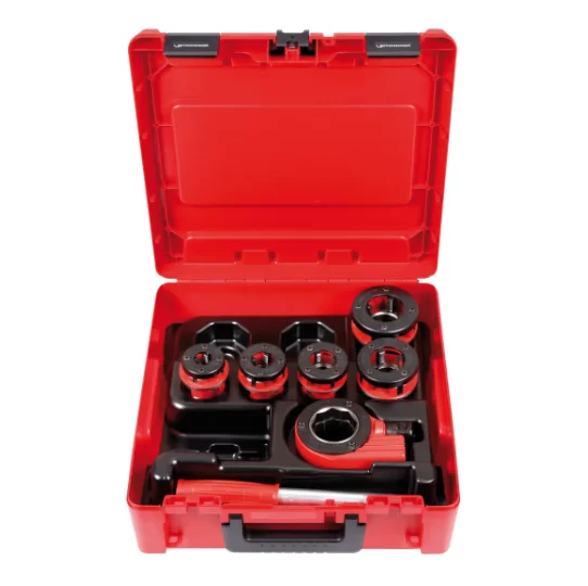 Rothenberger Supercut set BSPT R 3/8-1.1/4 i.case rothenberger 070790X