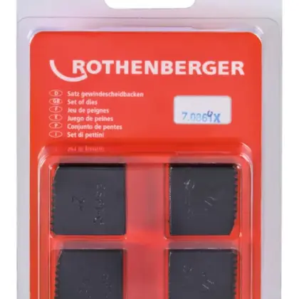 Rothenberger Set snijmessen 1.1/2 BSPT - rechts rothenberger 070869X