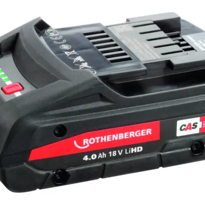 Rothenberger Accupack elektrisch gereedschap Rothenberger 4Ah 18V Li-HD 1000002548
