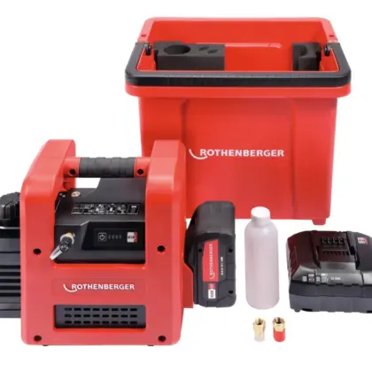 Rothenberger Roairvac R32 5.0 basic set robucket met 1x8ah accu rothenberger lader en robucket 1000003233