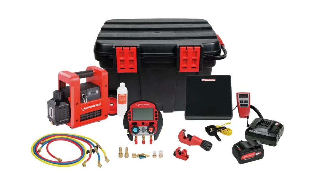 Rothenberger Rocaddy 120cl R32 digitaal HVAC set rothenberger 1000003623