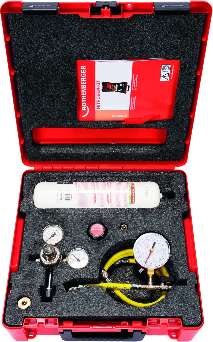 Rothenberger Stikstofset set compleet inclusief fles 1l rothenberger 1000003865