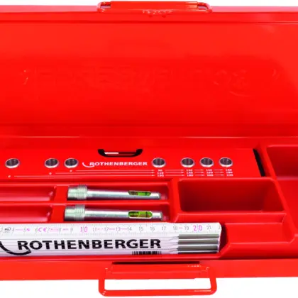 Rothenberger Rocheck-set hoekplaatwaterpas in koffer rothenberger (ex 70667) 1000004797