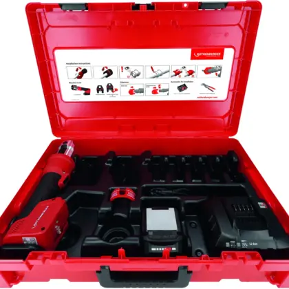 Rothenberger Persmachine Rothenberger ROMAX NANO accu met koffer 2Ah 1000005042