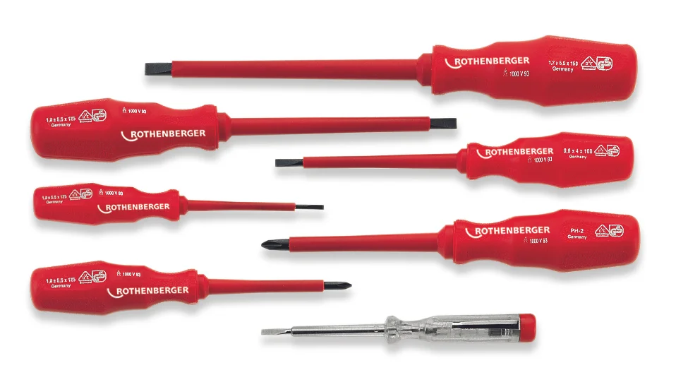Rothenberger Schroevendraaierset 7 delig geisoleerd rothenberger 323126