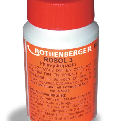 Rothenberger Fitting soldeer pasta rosol 3 250 GR rothenberger 45225