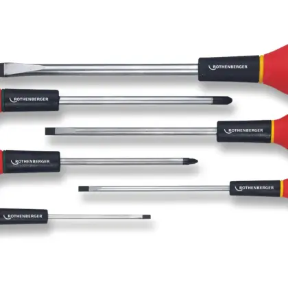 Rothenberger Schroevendraaierset 6-delig rothenberger 4 x plat en 2 x kruis 73570