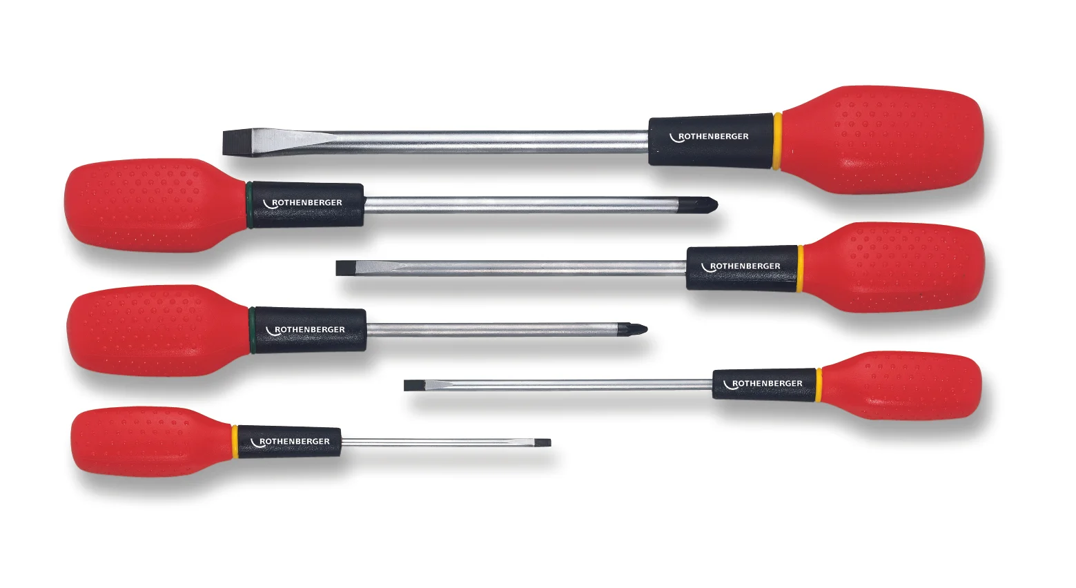 Rothenberger Schroevendraaierset 6-delig rothenberger 4 x plat en 2 x kruis 73570