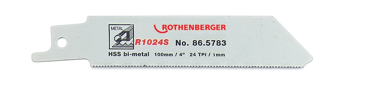 Rothenberger Tijgerzaagblad vr metaal plaat, pijp, profiel 3-8 mm 150 mm - 14 T 865786