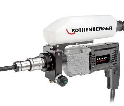 Rothenberger Boormotor rodiadrill ceramic in koffer rothenberger FF40150