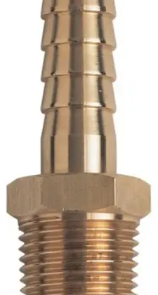 SGA messing slangpilaar MM 1/2 x 15 mm - voor gas 03053