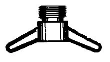 SGA 44988 SGA vleugelmoer POL