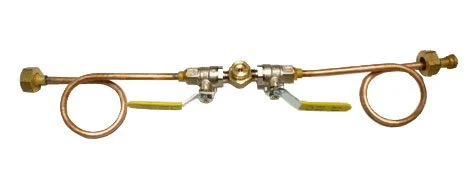 SGA GPF102179 SGA Zwanenhals 2 kranen I: moer TS21.7 U: 20/150M