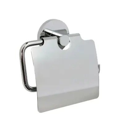 SLS651 Nino toiletrolhouder met klep - chroom