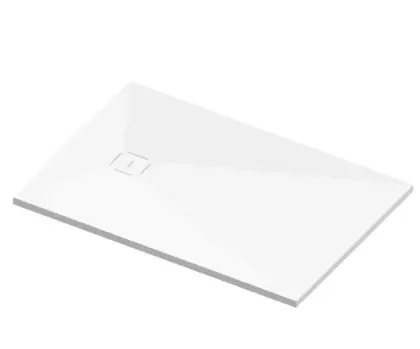 SLSEL120900P Stone 2.0 douchebak composiet 1200 x 900 x 30 mm - wit mat