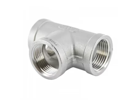STD 28130005 STD Inox 316 130 T-stuk FFF 4/4 x 4/4 x 4/4 (zak 10st) - prijs per stuk - prijs per stuk