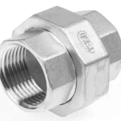STD 28340003 STD Inox 316 340 3-delige koppeling conisch dichtend FF 1/2 x 1/2 (zak 10st) - prijs per stuk - prijs per stuk