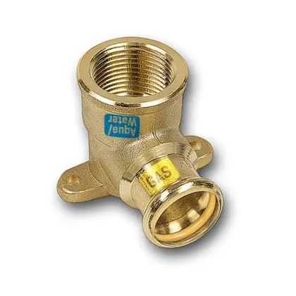 Sanha HydroGas Persmuurplaat 22x3/4mm Sanha 1154722234
