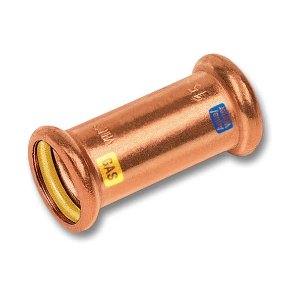 Sanha Persschuifmof koper 42mm FF gas / (drink)water Sanha HydroGas 114270S42