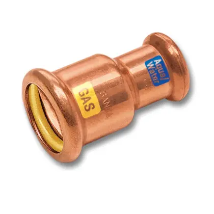 Sanha Persverloopmof koper 35x28mm FF gas / (drink)water Sanha HydroGas 1142403528