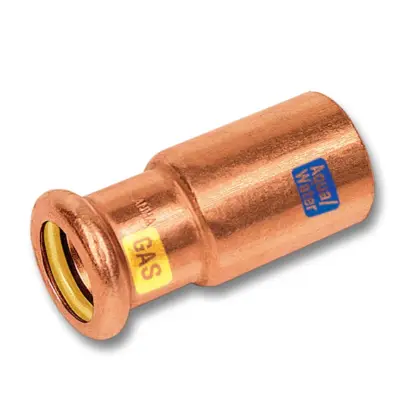 Sanha Persverloopstuk koper 35x22mm MF gas / (drink)water Sanha HydroGas 1142433522