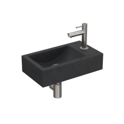 Sanibell Handenwasser Sanibell roestvaststaal ( RVS ) 400x230mm 1805222P