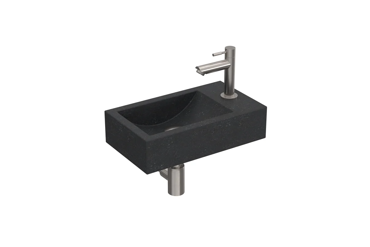 Sanibell Handenwasser Sanibell roestvaststaal ( RVS ) 400x230mm 1805222P