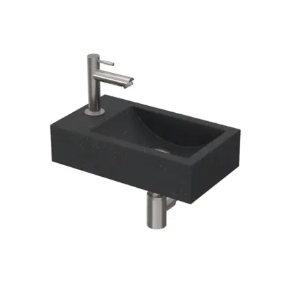 Sanibell Handenwasser Sanibell roestvaststaal ( RVS ) 400x230mm 1805232P