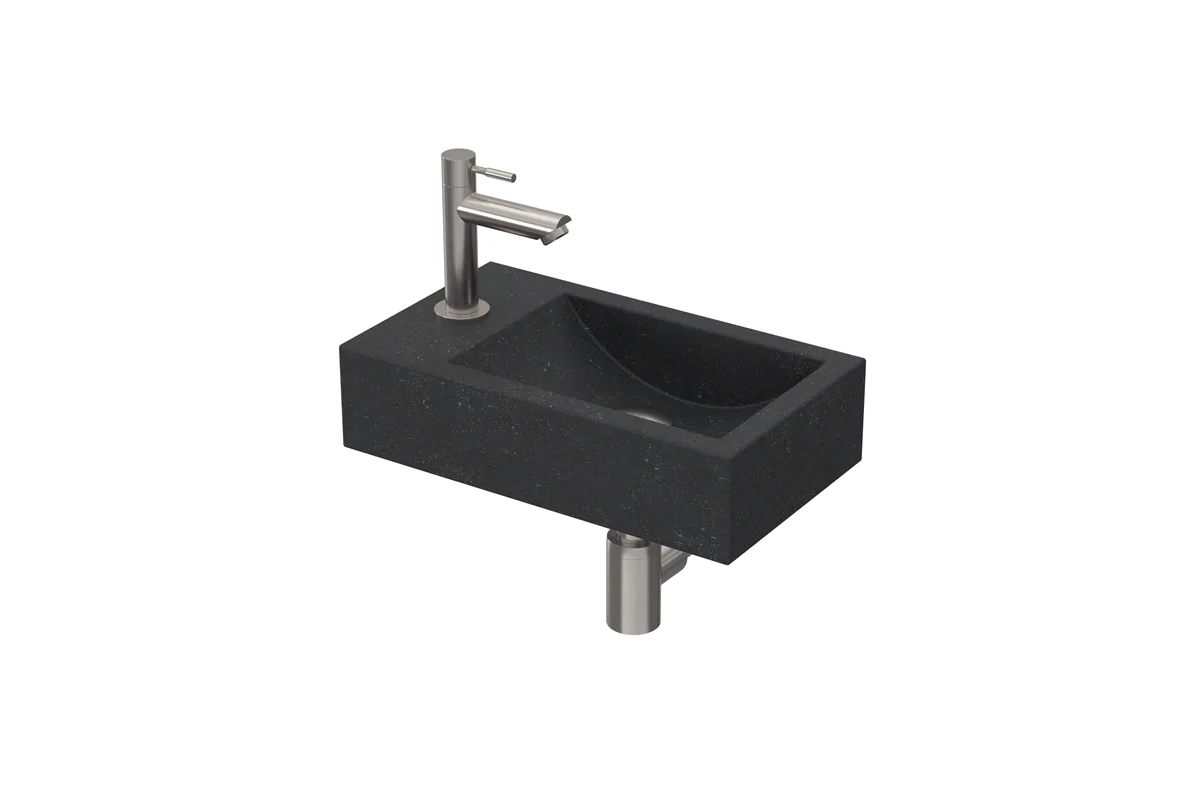Sanibell Handenwasser Sanibell roestvaststaal ( RVS ) 400x230mm 1805232P
